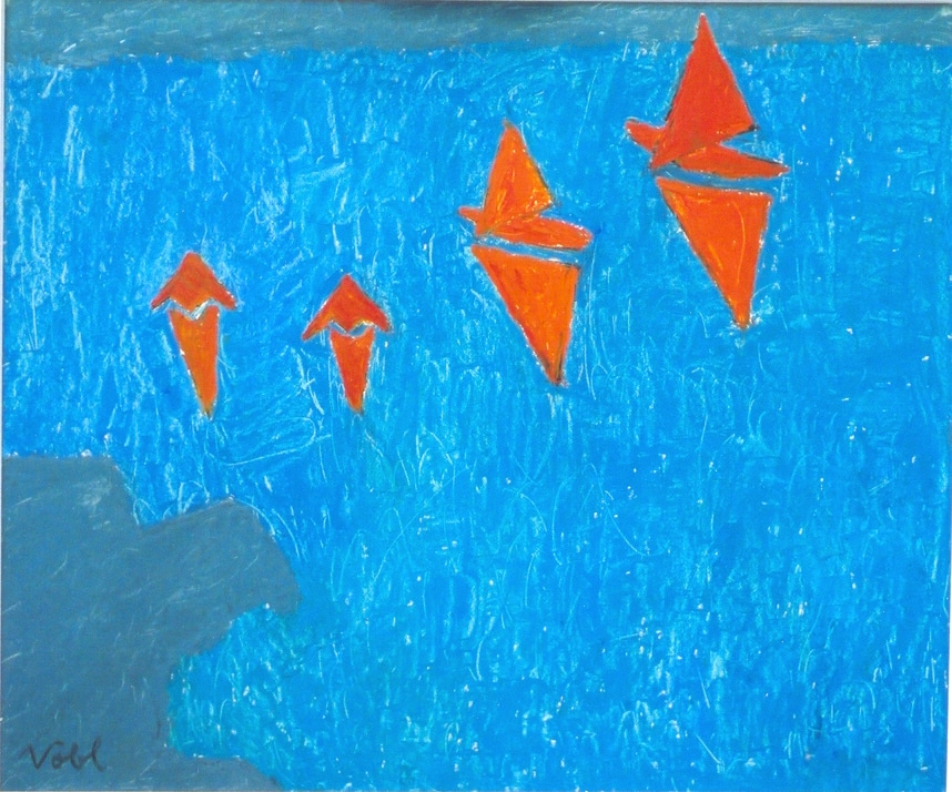 Hilde Nöbl (1912-2001), Nächtliches Meer, 1958