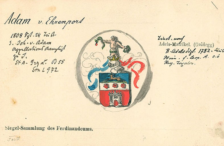 Aus der Wappenkartei der Bibliothek des Ferdinandeums