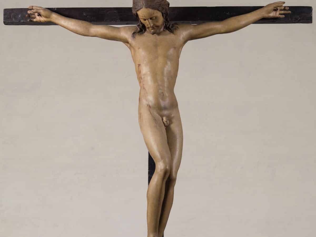 Michelangelos Kruzifix in der Ausstellung werden - Tiroler Landesmuseen