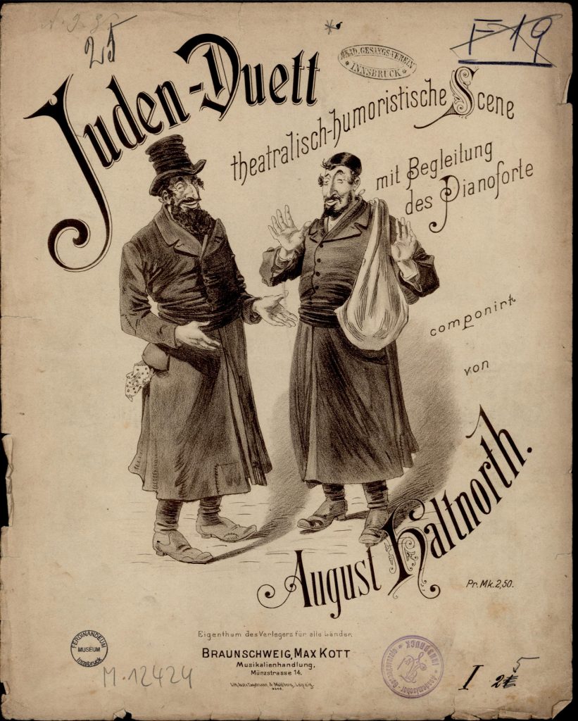 Juden-Duett für die Sonderausstellung "Judenhass in der Musik"