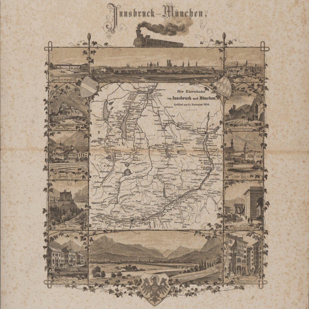 Eisenbahnentwurf (1850), Historische Sammlung