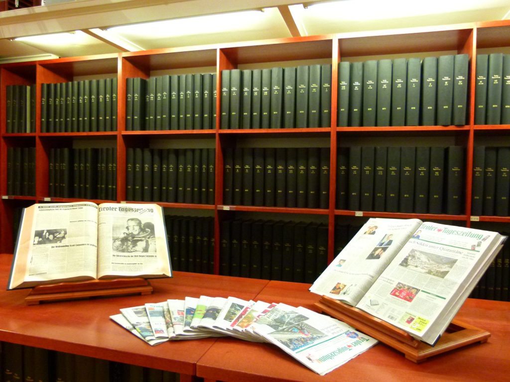 Tiroler Tageszeitung (21.6.1945), Bibliothek Ferdinandeum