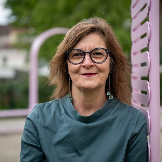 Frau im Park